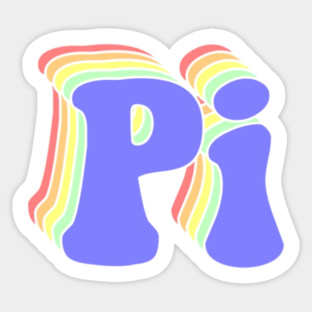Pi Sticker by Rosemogo